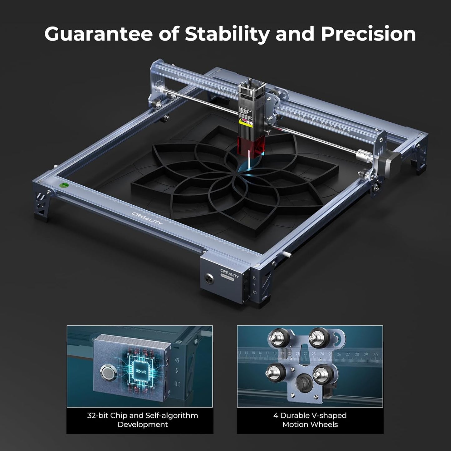 Creality Falcon, Máquina grabadora láser, 10 W, para madera y metal.
