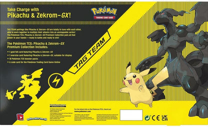 Pokemon Juego de Cartas Coleccionables Pikachu and Zekrom-GX Premium Collection.