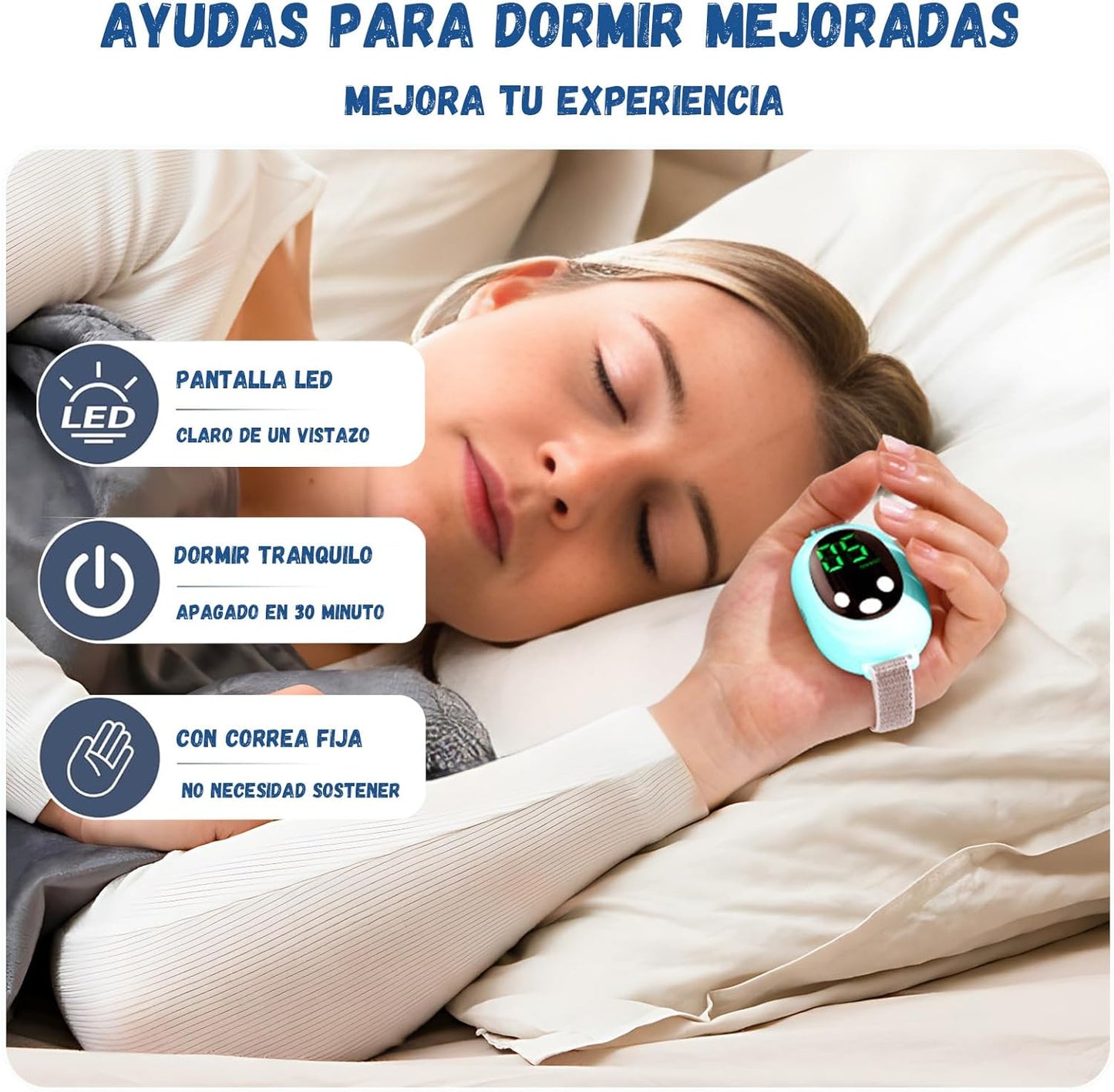 Dispositivo contra la ansiedad, ayuda natural para dormir. (USADO)