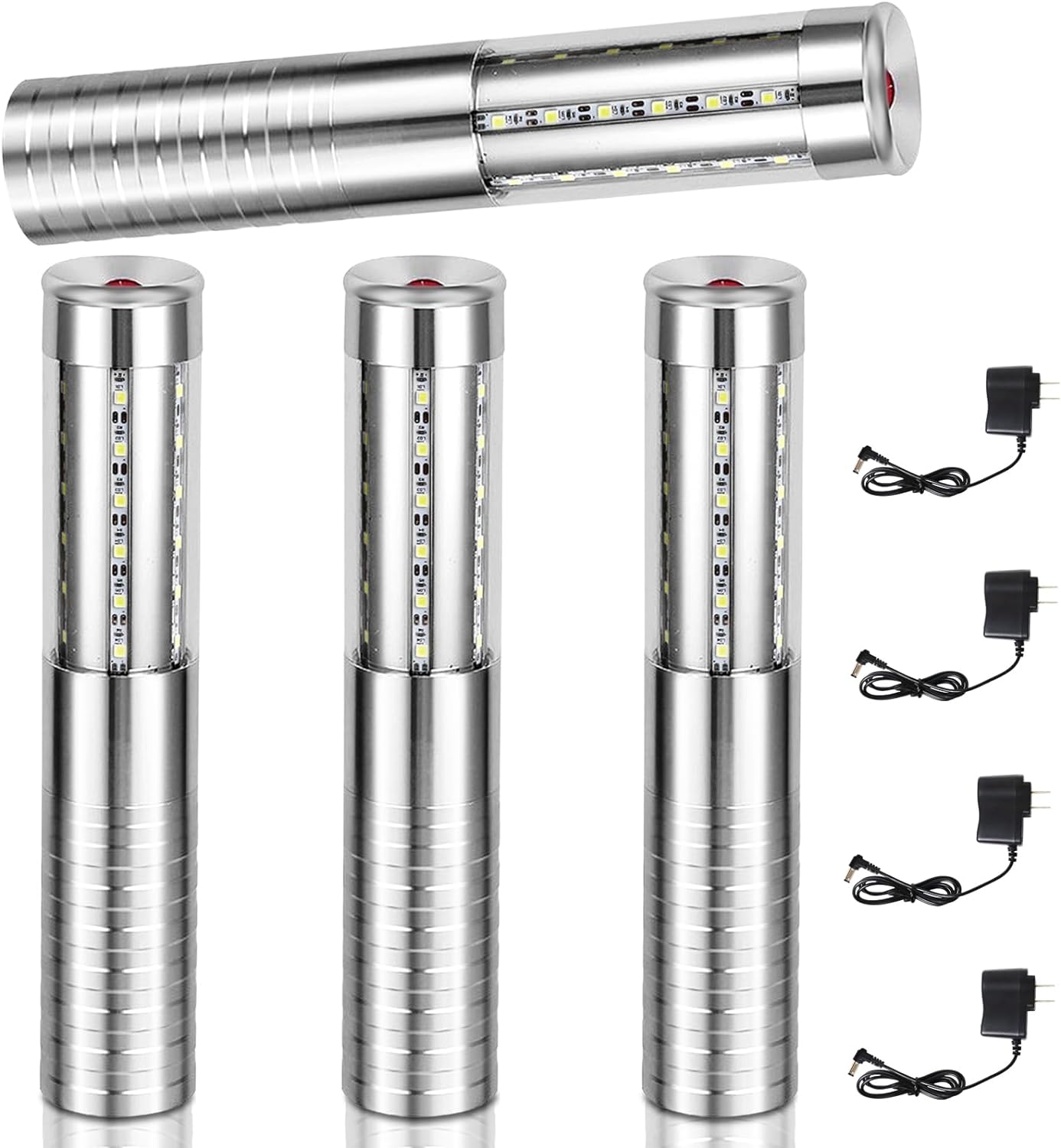 Luces LED estroboscópicas de bastón recargables, 4 Pack.(USADAS)