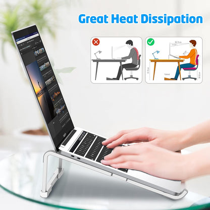 Soporte portátil para escritorio, computadoras hasta 15", WixGear.