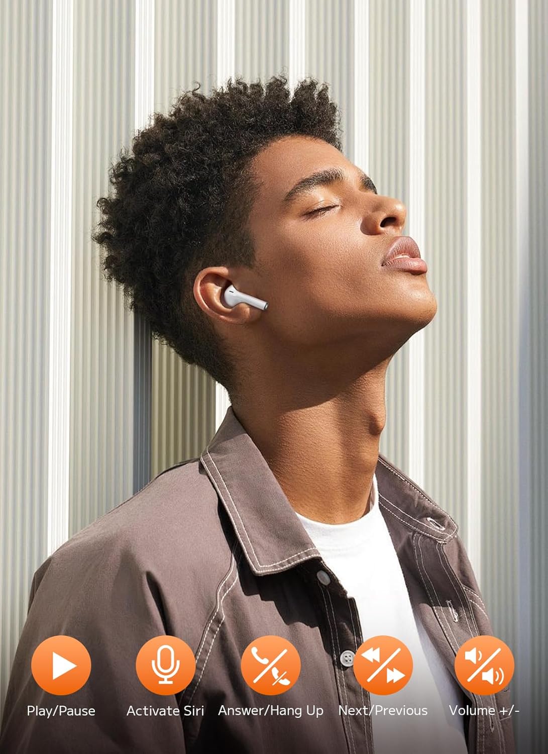 Auriculares inalámbricos Bluetooth 5.4, con visualización táctil.