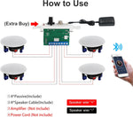 Altavoces empotrables para techo o pared, Herdio HSC-628, de 6.5".