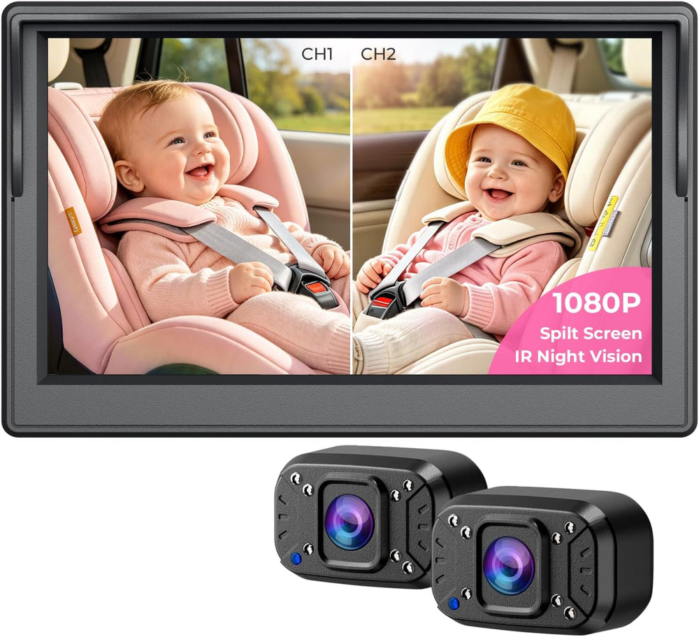 Cámara Monitor Bebé Itomoro 5” 2 Cámaras 1080p ACZ403