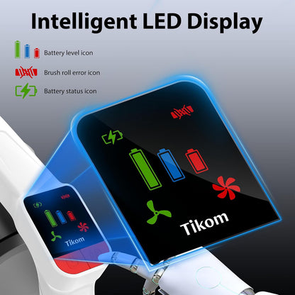 Aspiradora Inalámbrica Tikom V750 45KPa 500W LED