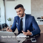 LEVN - Auriculares de oído abierto con micrófono.(USADOS)
