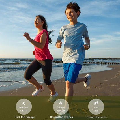 BIGGERFIVE Reloj Fitness Tracker para niños