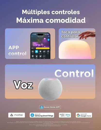 Lámpara de pie Govee H1630, Halo Gradient y LuminBlend (USADO)