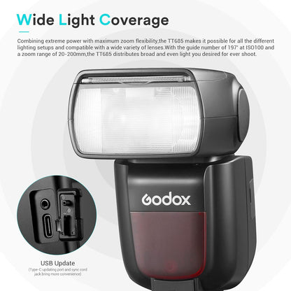 Flash Godox TT685II-S TTL HSS Para Sony GN60