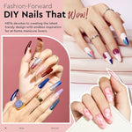Kit de esmaltes de uñas en gel Mefa de 56 piezas