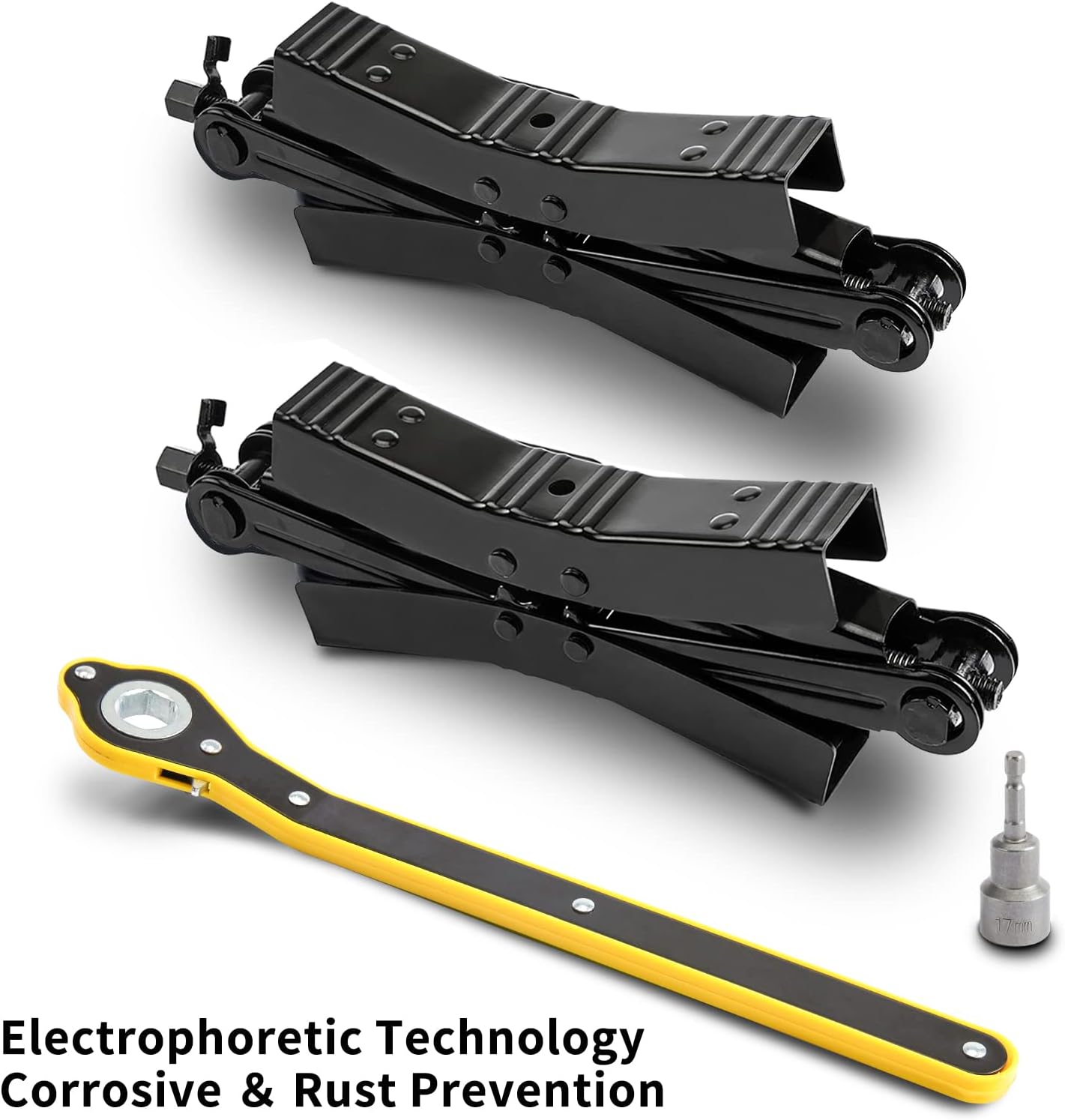 Juego de 2 estabilizadores de rueda de cámper, bloqueo en X.