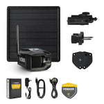 Cámara De Seguridad Autónoma Con Panel Solar Externo Vosker V300