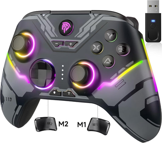 Control Inalámbrico RGB Bluetooth Gamepad Multiplataforma Para PC Android Switch iOS,EasySMX X15