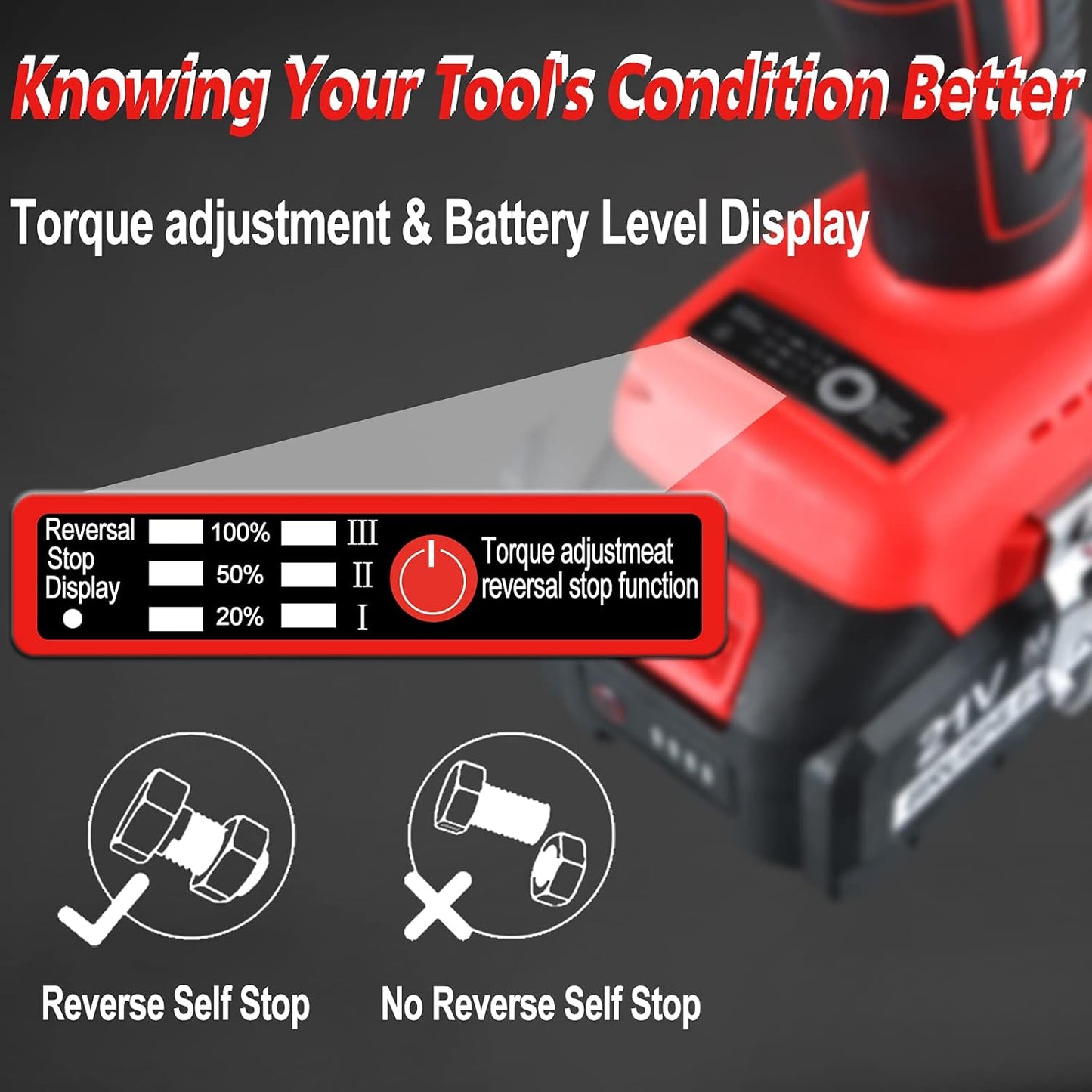 Llave de impacto, sin escobillas, bateria 21V, 3.0Ah, con cargador.