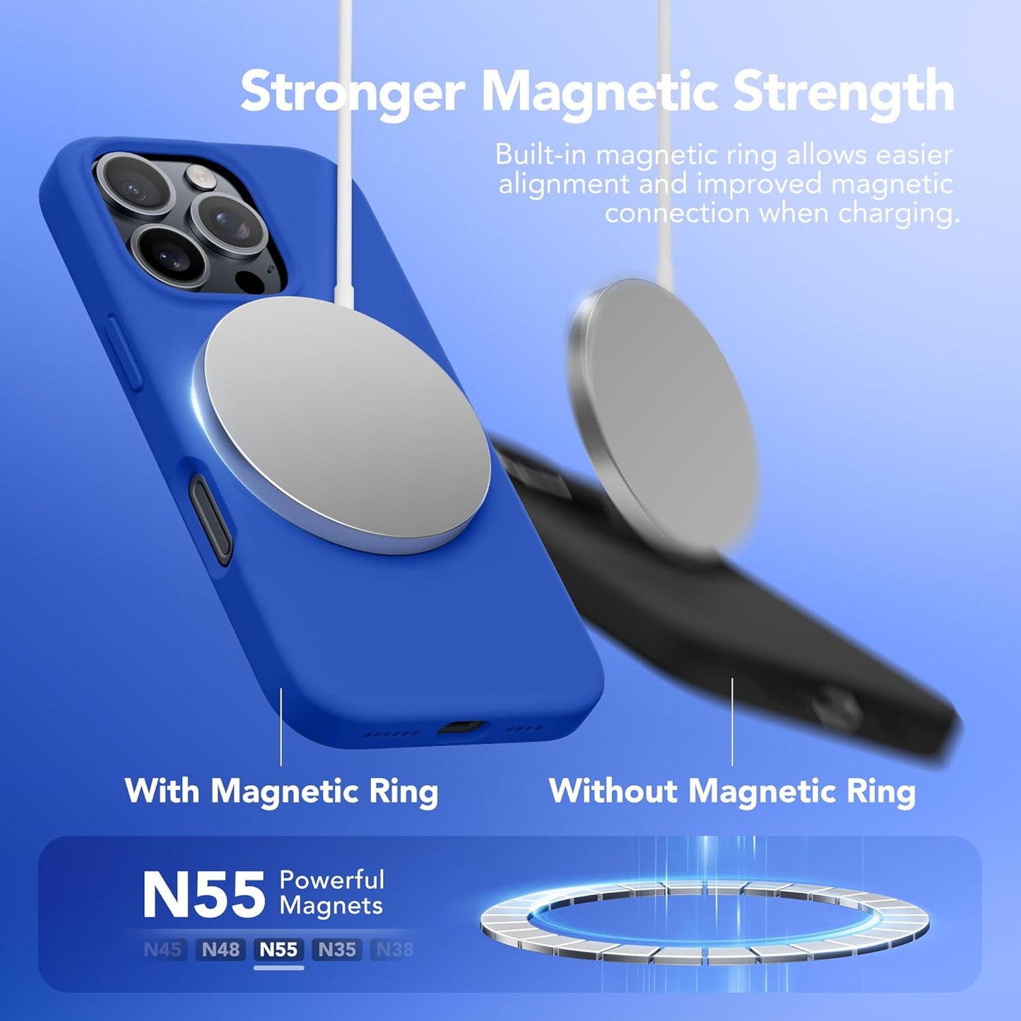 Funda magnética para iPhone 16 Pro Max, GONEZ, Magsafe.