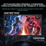 Monitor Yoyetion de 19" HD (1440 x 900), 75HZ HDMI-VGA, LED.