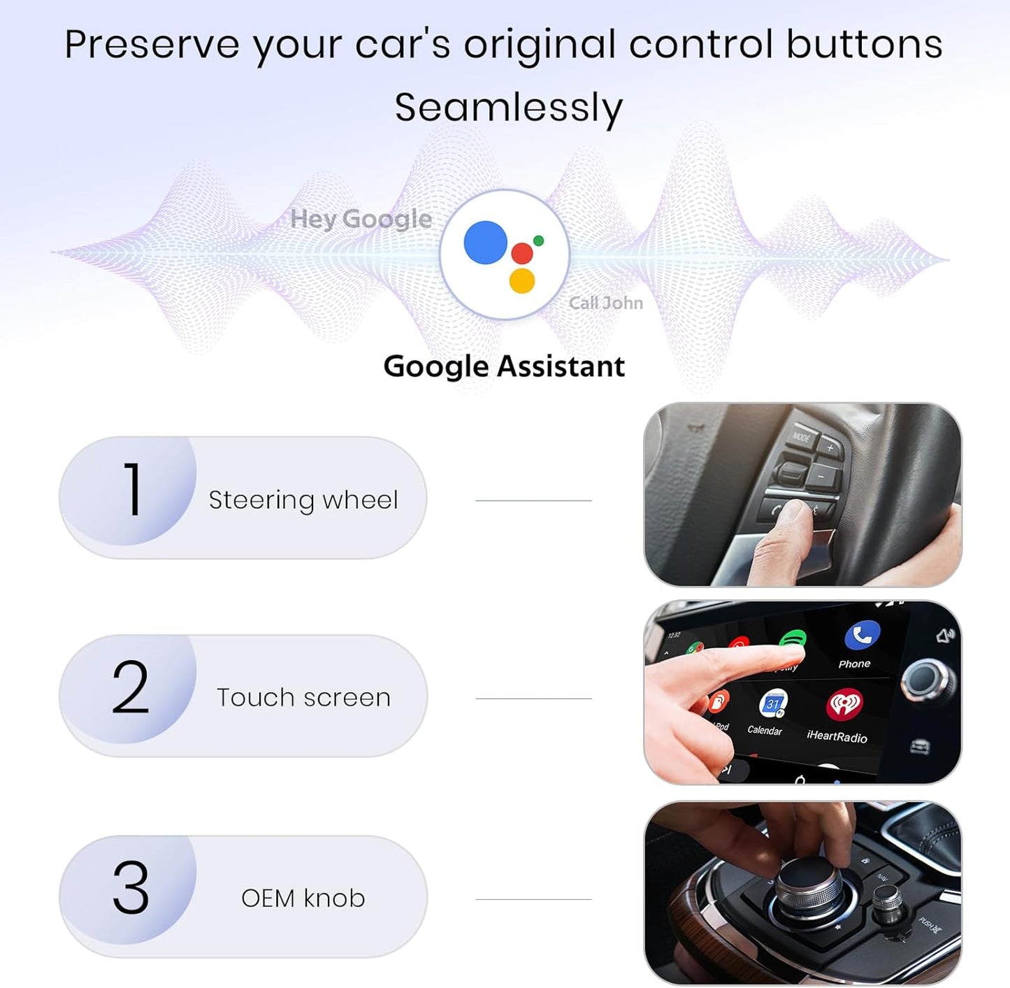 Adaptador inalámbrico Android Auto para Android