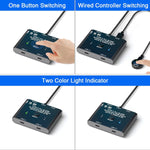Conmutador USB C bidireccional 2 en 1 salida, 1 entrada -2 salidas