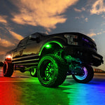 Kit de 12 luces LED-RGB, coche, todoterreno, 4x4, camión,(USADO).
