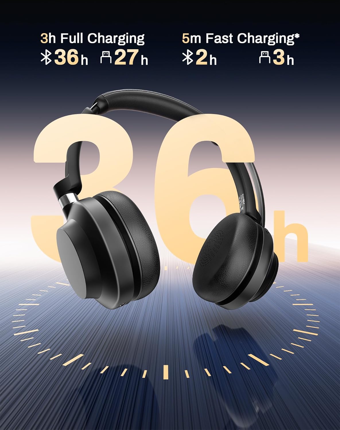 Auriculares inalámbricos con micrófono para trabajo.