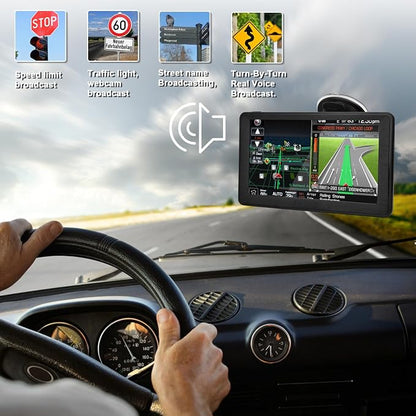 GPS Para Camión 9 Pulgadas Bluetooth Pantalla Táctil AV-In