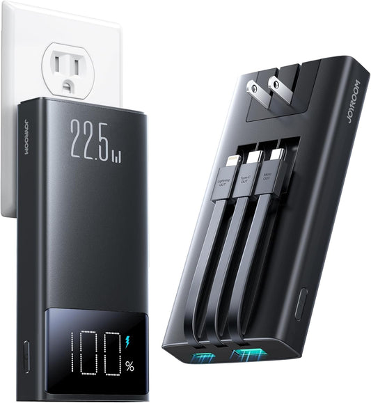 Cargador portátil de 10000 mAh (3 cables) JOYROOM