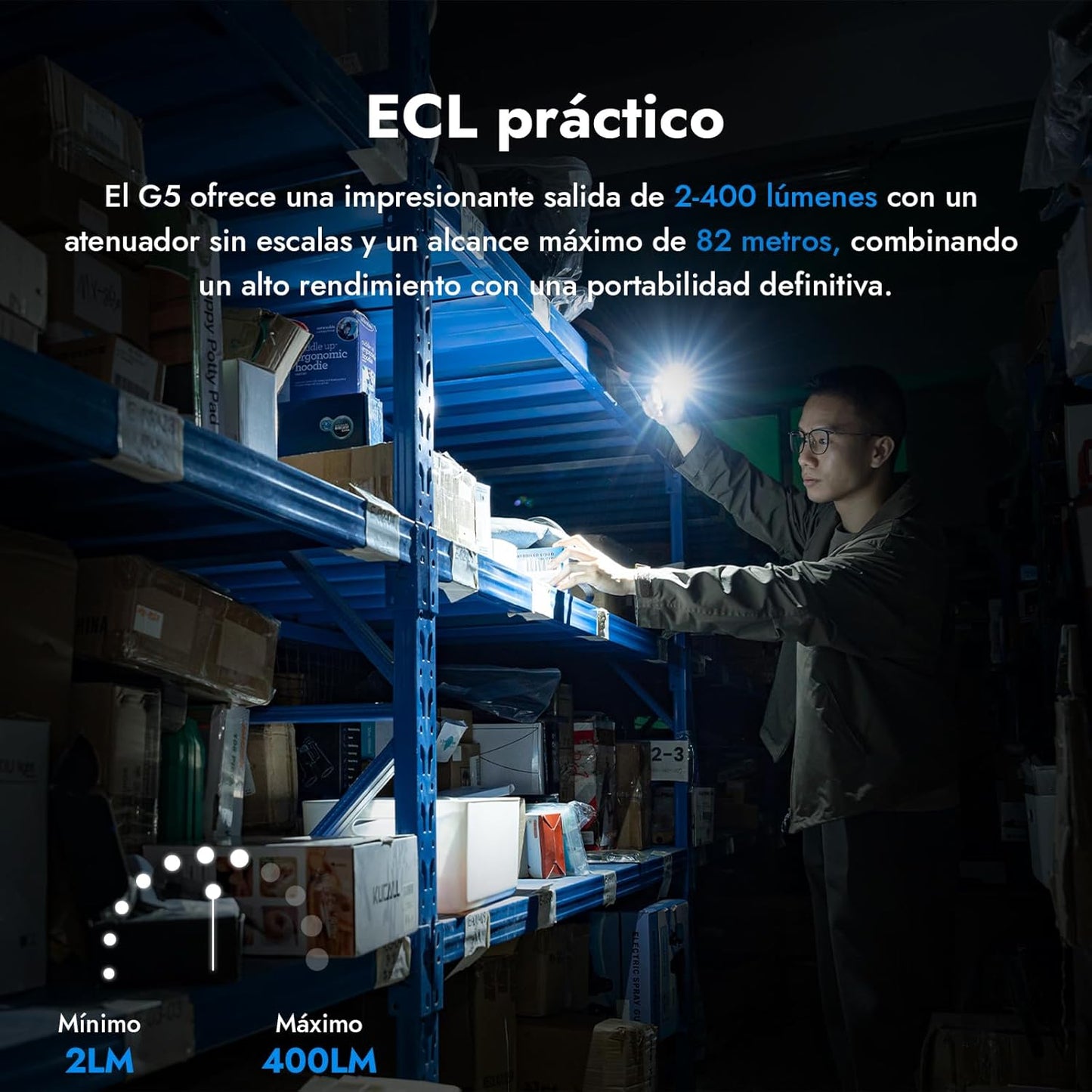 WUBEN G5 Linterna Led Recargable 400 Lumens RGB