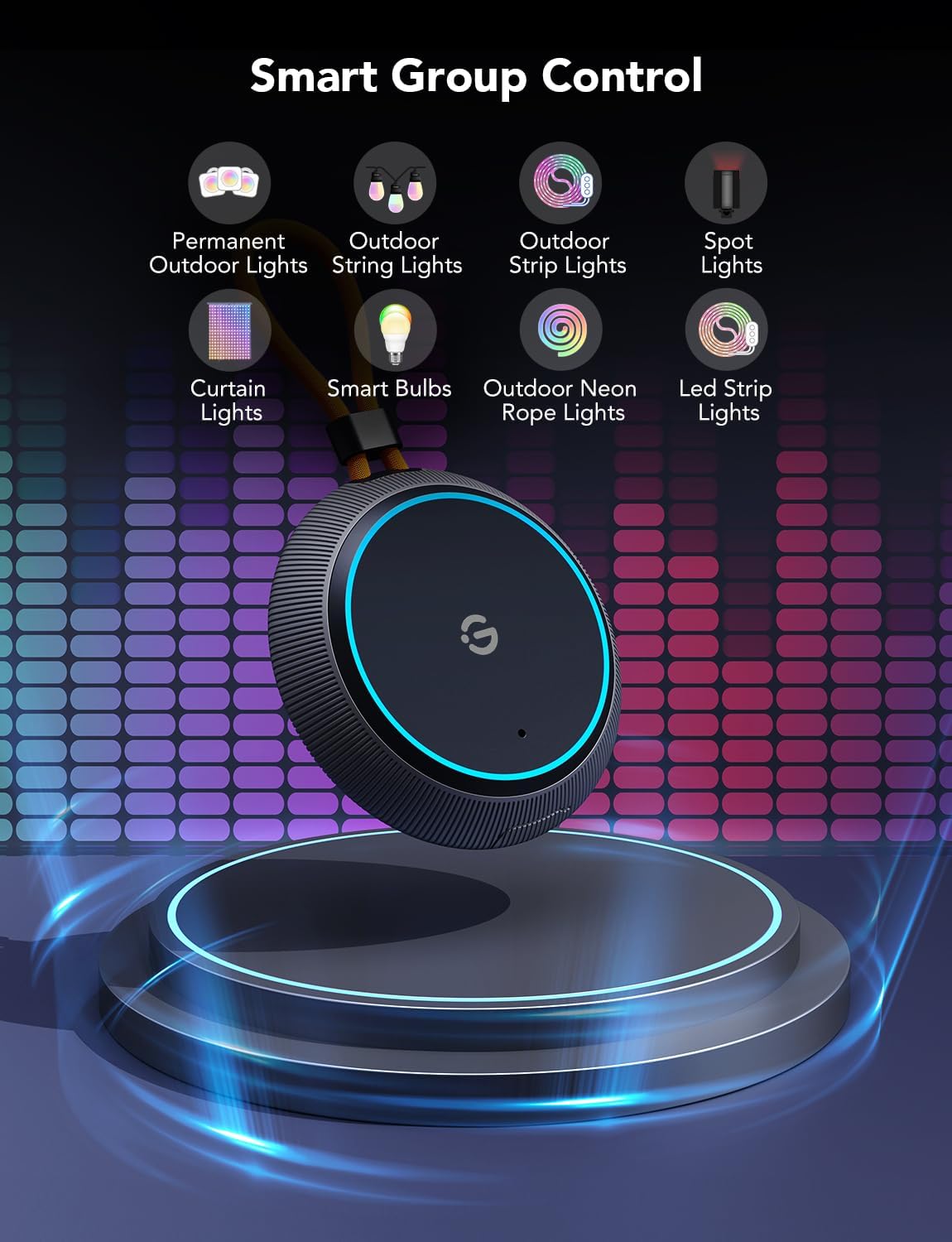 Govee - Caja de exhibición de luz para exteriores.