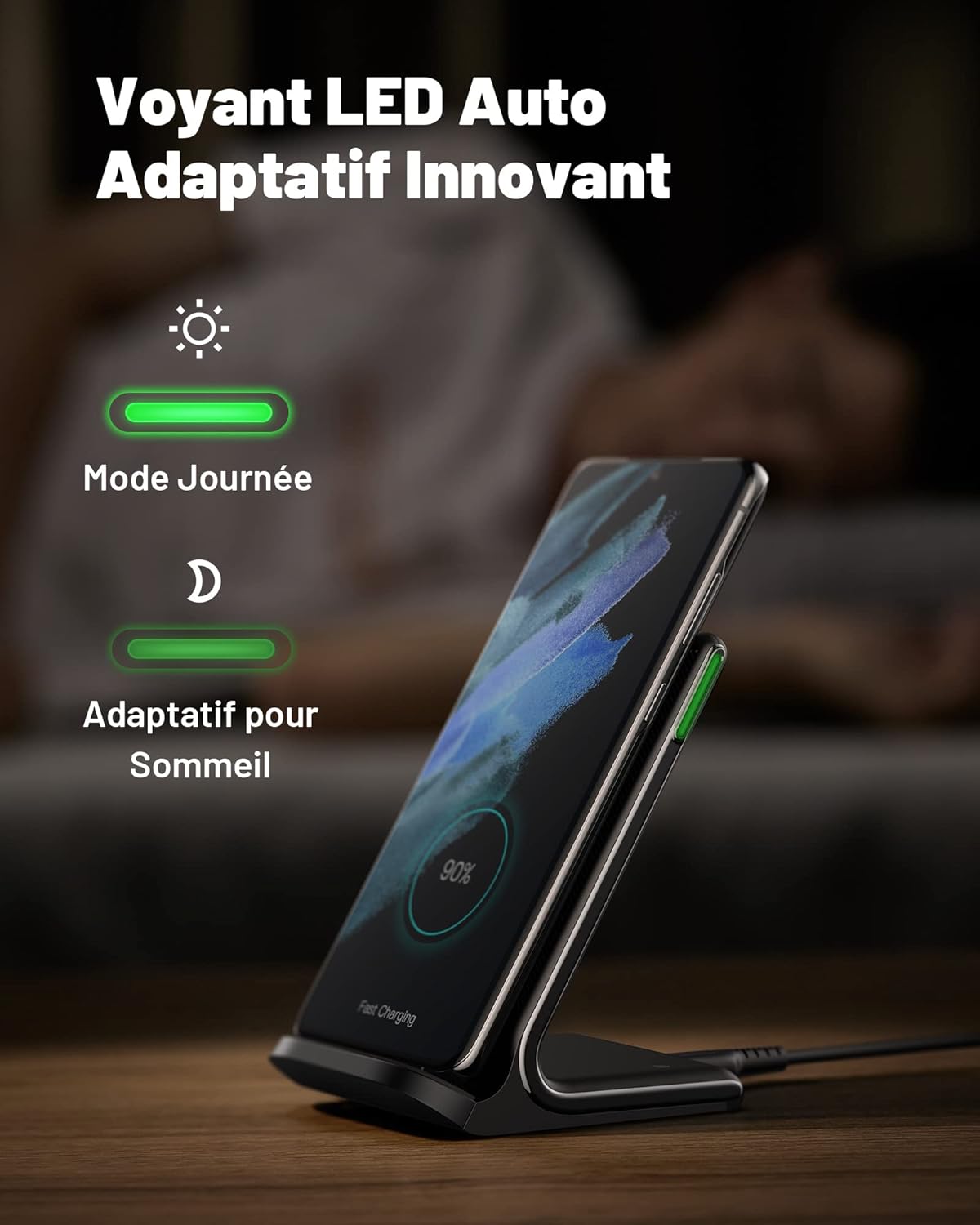 Cargador inalámbrico INIU WI-211 base de carga inalámbrica