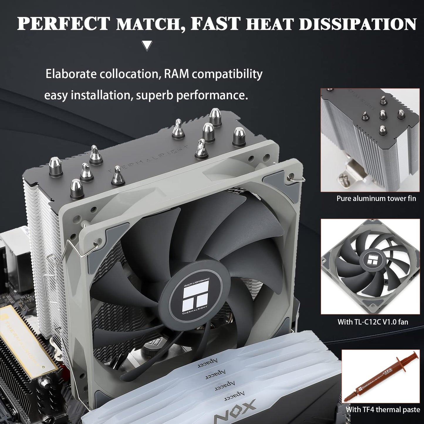 Disipador de aire para CPU Thermalright Assassin King 120 SE
