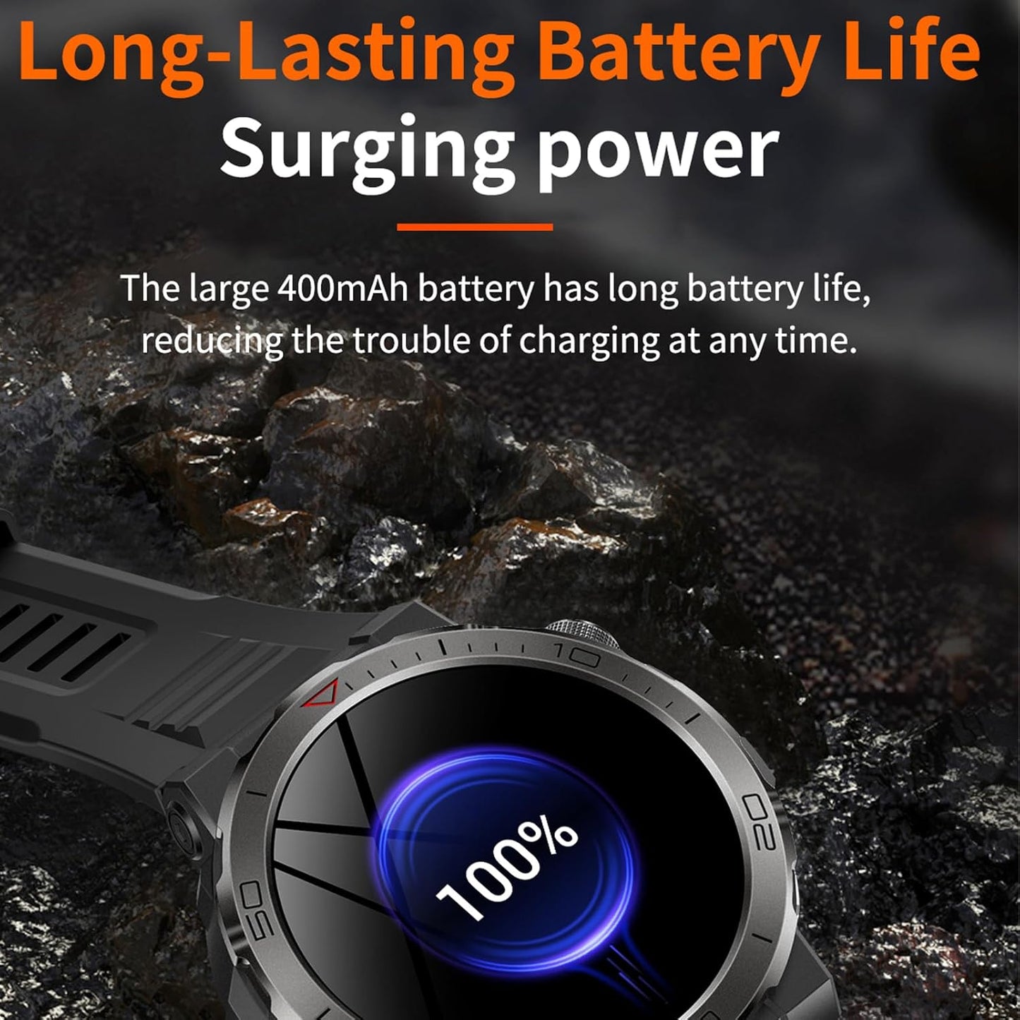 Reloj inteligente AMOLED de 1.4", multideportivo, IP68, bluetooth.