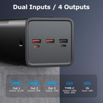 Cargador portátil de 100 W, 50000 mAh, 4 out, 3 in, (USADO).