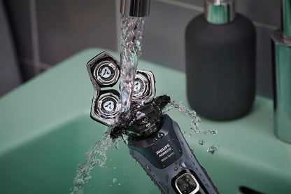 Afeitadora recargable, Philips Norelco Shaver 5400, húmedo y seco.