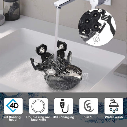 Maquinilla de afeitar eléctrica Asavea LK-1800 para hombres