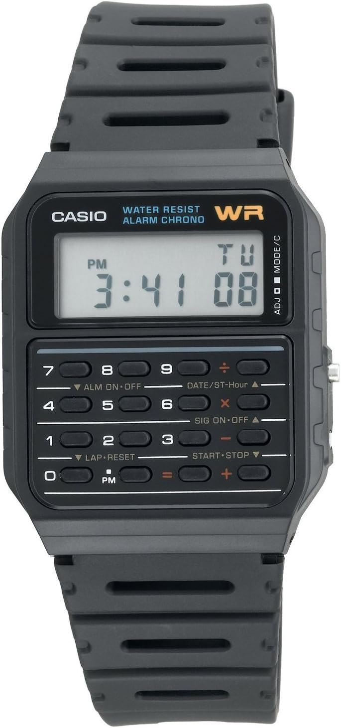 Reloj Casio CA53W Serie Vintage, Calculadora de 8 dígitos.
