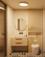 Extractor de baño Fitop con luz, 1100 lúmenes, para montaje en techo.
