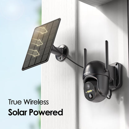 Cámaras de Seguridad solares inalámbricas para Exterior.