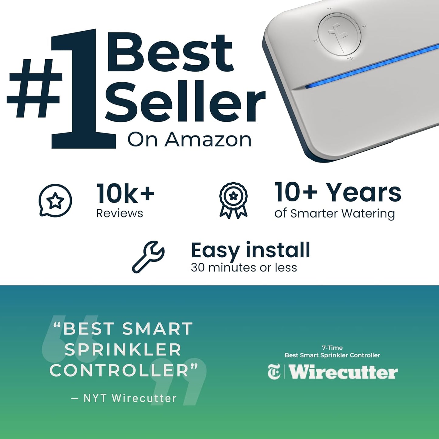 Rachio 3ª generación: driver inteligente de rociadores.