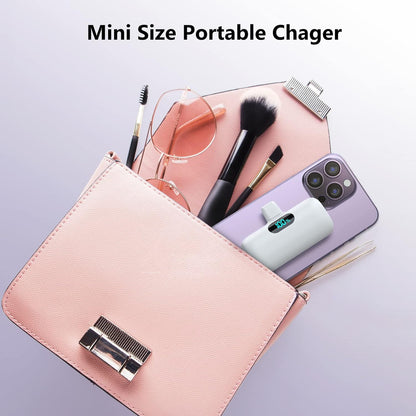 2 mini cargadores portatiles Type-C HX45X2 (USADO)