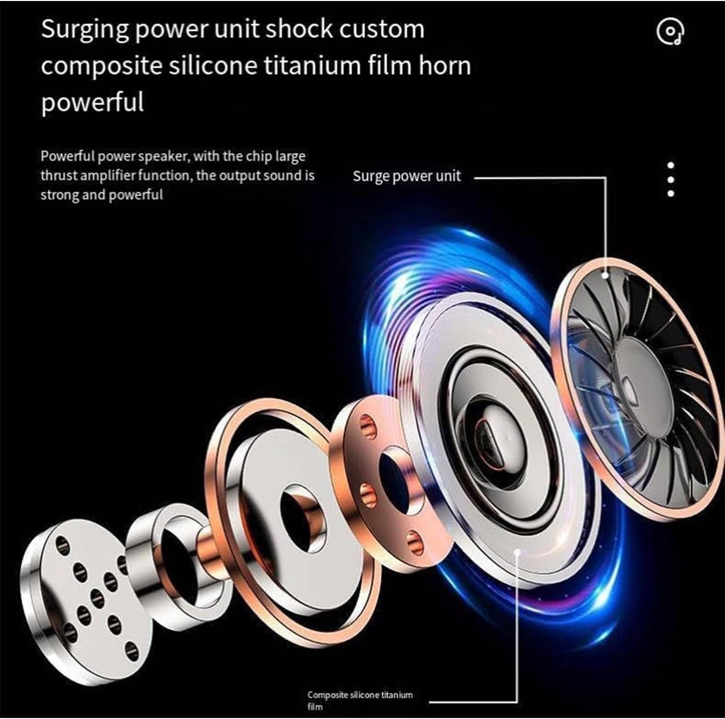 Auriculares inalámbricos Bluetooth, Awaze X15 PRO (NEGRO).