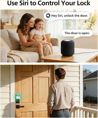 Cerradura inteligente Philips, control por app, Apple Home, Alexa y Google.