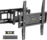 Soporte de pared USX Mount para TV con brazo articulado doble y pantalla montada