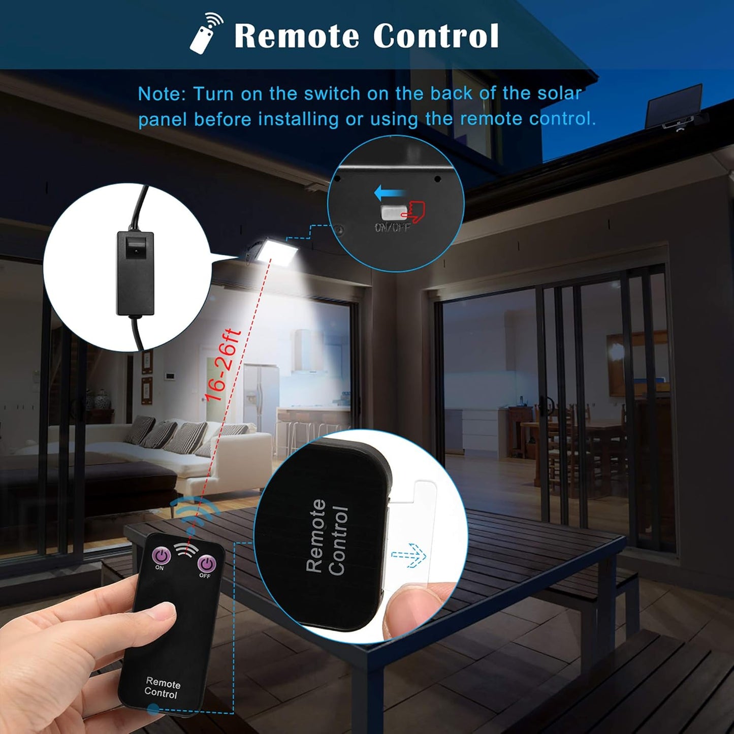 Luz solar de 1000 lúmenes con 48 luces LED, Jackyled, 6W.