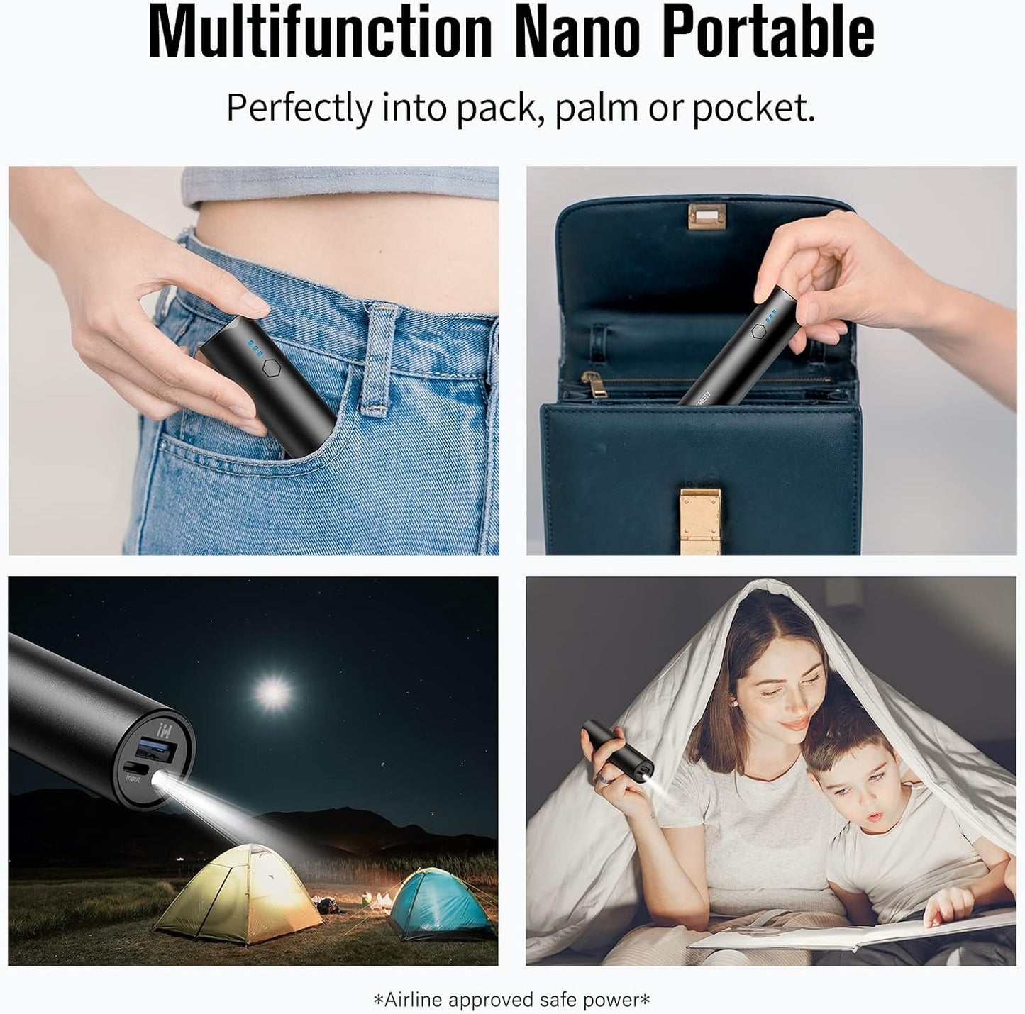 Cargadores portátiles (2) 5000mAh carga rápida