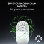 Micrófono USB Razer Seiren V3 Mini Blanco Condensador