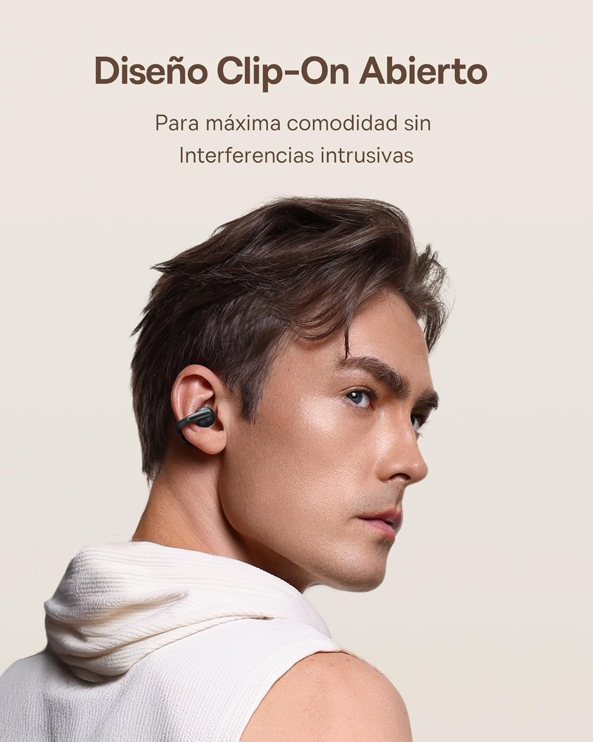 Auriculares abiertos de clip, Baseus MC1, BT , iPhone, Android.