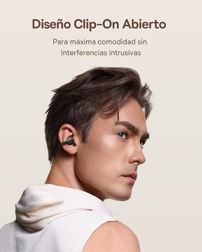 Auriculares abiertos de clip, Baseus MC1, BT , iPhone, Android.(USADO).