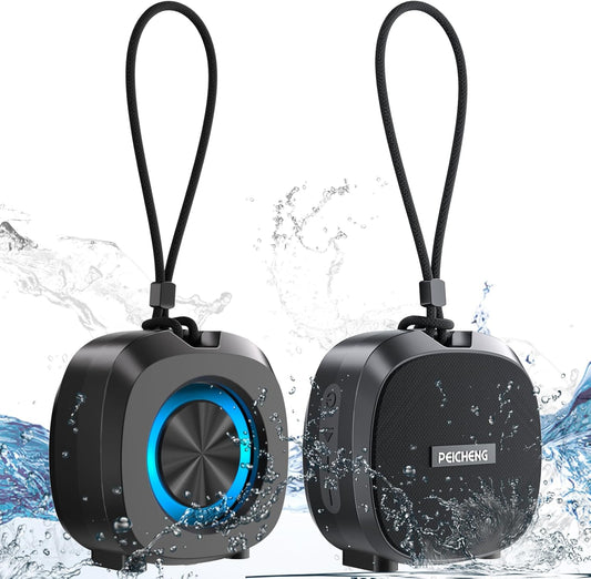 Altavoz pequeño portátil Bluetooth inalámbrico IPX5 impermeable.