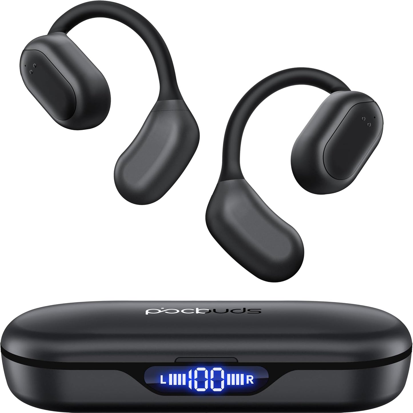 Auriculares Bluetooth 5.3, diseño abierto de gancho, (USADO).