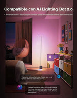 Lámpara de pie Govee 3, H16B0 con tecnología Luminblend Plus, Inteligente